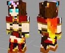 スピード納品可★マイクラスキン製作します 配信者・Vtuberさんに最適！サムネやアイコンにも♪ イメージ3