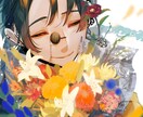アイコン・1枚絵・キャラデザ等イラスト制作行います 期待しない程度に背景込でのお値段です！！ イメージ3