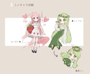 選べる等身！ゆるかわミニキャラを描きます アイコンや似顔絵、グッズ制作など用途に応じて等身を選べます！ イメージ6