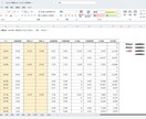 Excel：タイムカードの勤務時間＆給与計算します 1分単位/曜日&時間帯で違う時給計算/休憩時間差引◎対応可 イメージ1