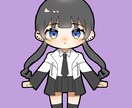 地雷系アイコンイラスト描きます 地雷系ピアスのミニキャラ描きます イメージ1