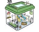虫かごで暮らすペット描きます 【笑えて、愛おしい虫かごの中の小さな世界】 イメージ3