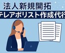 法人テレアポリスト作成代行します 1件45円から最短納品！営業にすぐ使える情報 イメージ1