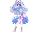 キービジュアルを制作します Vtuber様、自分のアバターやキャラクターをお持ちの方 イメージ4