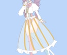 立ち絵や人物イラストを制作します 女性でロリータ系の服が特に得意です男性も可能です イメージ2