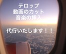 思い出の動画、編集します 動画カット、テロップの追加、音楽の挿入いたします！ イメージ1