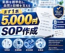 化粧品・医療機器・再生医療・医薬品のSOP作ります 初回1本5,000円｜Word納品・修正1回込み イメージ1
