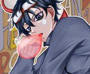 アイコン/サムネ/歌ってみたMV用イラスト描きます 商用利用可能！キレイ～カッコイイ系のイラストはおまかせを！ イメージ6
