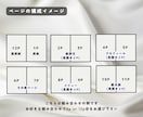 印刷納品◎席次表つきプロフィールブックお作りします データを送るだけでプロの作った冊子が自宅に届く楽ちんプラン◎ イメージ3