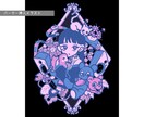 サムネイル等！ポップなイラスト制作します 用途に合わせて丁寧対応！グッズ・配信・Webで使えるイラスト イメージ8