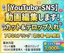 動画のカットやテロップ入れ、丁寧に編集します ⁠【初心者歓迎】丁寧なヒアリングで理想の動画に仕上げます⁠ イメージ1