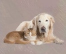 愛犬や愛猫、ペットの写真を　油絵　でデザインします 世界に一つだけの愛するペットをデザインさせてください！ イメージ8