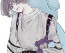 創作キャラをメインとした暗めのイラストを描きます オリジナルキャラ男女描き分け可 イメージ6