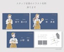 あなたらしいイラスト名刺！お作りします 印象に残る名刺作りお任せください！ イメージ3