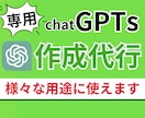 アナタ専用にカスタマイズしたGPTsを作成します 専用のGPTsを作成いたします イメージ1