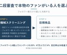 数値と目視でインフルエンサーを選定します エンゲージ実数×コメント検品で本物のファンがいる人を イメージ2