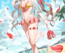 ハイクオリティで綺麗な1枚絵を描きます お急ぎ対応可！！MVや歌ってみたなどに映えるイラストです！ イメージ3