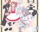 IRIAM・TRPG等立ち絵製作します 柔らかい塗りの女の子が得意です！ イメージ3