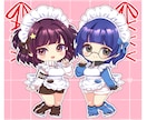1500円！固定構図でジャージメイド女子を描きます 構図固定で格安即納！さくっと気軽に依頼したい方に イメージ7