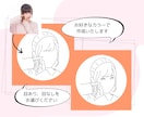 匿名性＆個性を両立！似顔絵イラストし作成ます ほどよく個性的でほどよく匿名性もある似顔絵イラスト作成します イメージ2