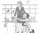 白黒の線画・マンガ・図などを描きます ブログ＆ホームページでの、挿絵や資料での図が欲しい方に イメージ4