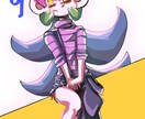 実績あり！ダーク系可愛いデフォルメイラスト描きます ♡ダークでユニークな世界観をあなたにお届け致します！♡ イメージ4