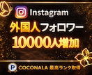 インスタのフォロワー＋10000人増やします 初出品割引！！Instagram1万人増加！振り分け可能！ イメージ1