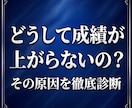 成績が上がらない「本当の原因」を読み解きます 塾経営20年以上｜適切な教材選び、学習方法を徹底診断します イメージ1