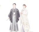 華やかで優しい結婚式ウェルカムボードを描きます ♡お写真をイラストにしてデータ納品いたします イメージ6