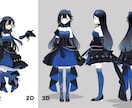 Vtuber向け、3Dモデルのモデリングを承ります 修正無制限＆終身アフター　VRchat対応可！再現度抜群！ イメージ8