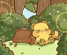 最短2日！可愛い動物のゆるキャラ描きます 暖かで癒されるイラストを提供します♩ イメージ5