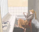 アイコンなどのイラストを描きます (横顔の構図が得意です！！！) イメージ3