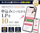 申込み導線を意識したLPを制作します ／テーマを使わず完全オリジナルデザインでの制作可能です イメージ1