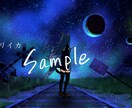 歌ってみた動画のサムネを作成をします 歌ってみた等、歌い手活動のお手伝いいたします！ イメージ5