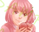 1点ものの桃擬人化キャラクター売ります ウェブサイト等に桃のキャラクターがほしい方へ イメージ1