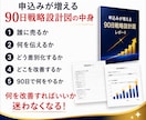 高単価商品が自然と売れる『90日戦略』を設計します 何をどの順番でどう改善すれば申込が増えるのか戦略設計図を作成 イメージ6