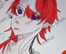 アイコンイラスト描きます 基本バストアップ、背景なしとなります イメージ2