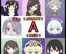 SNS用など！イラスト作成いたします⭐︎ます 用途に合わせて3パターンから選べます！ イメージ2