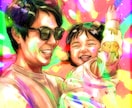 極彩色でビビッドな「生きているアイコン」を描きます パッと目を引く！ビビッドでポップな唯一無二のアイコンです。 イメージ5