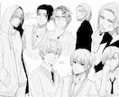 顔が良い女の子のモノクロアイコン描きます 正統派な"顔が良い"キャラクターを描けます！ イメージ5