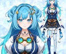 １枚絵・立ち絵・キャラデザ等　イラスト描きます クリエイター様・Vtuber様の活動のお手伝いをいたします！ イメージ8