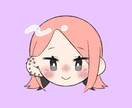 ゆるっと顔だけアイコン描きます SNSや配信活動に♪可愛いタッチのお顔を制作します。 イメージ3