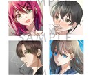 無料修正無制限！】アイコン、ヘッダー制作いたします 貴方だけの一枚を。低予算で美しいイラストをお届け。 イメージ3