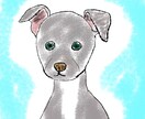 ゆるくて可愛いワンちゃんイラスト描きます ゆるくて優しいタッチの手描きデジタルイラストです イメージ2