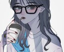 目を惹くおしゃれなイラスト描きます ［SNSで販売経験有り］アイコン、サムネイル等に！ イメージ1