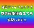 自己アフィリエイトで報酬獲得までの解説をします ☆自己アフィリエイトマニュアル☆　　〜初級編〜 イメージ2