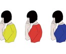 SNS向けアイコン作成致します それぞれのSNSのアイコンの形にあったイラストを作成します！ イメージ3