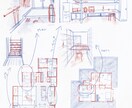 住宅の間取りやリノベの手書き図面を提案します 家具レイアウトや本格間取りを考えたい方におすすめ！ イメージ1