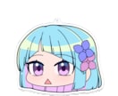 配信・動画にもグッズにも♪ゆっくり立ち絵描きます 組み合わせ300通り！豊富な表情パーツでどんなシーンにも◎ イメージ5