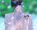 カップルイラスト・アイコン（夢絵可）受付致します 夢絵、コテキャなどイラスト依頼を受け付けております！ イメージ1